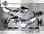 ΣΕΤ ΑΥΤΟΚΟΛΛΗΤΑ ΓΙΑ YAMAHA YZF 250 450 2014-2017 ΚΙΤ ΓΡΑΦΙΚΩΝ DECALS KIT