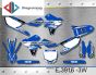 ΣΕΤ ΑΥΤΟΚΟΛΛΗΤΑ ΓΙΑ YAMAHA YZF 250 450 2014-2017 ΚΙΤ ΓΡΑΦΙΚΩΝ DECALS KIT