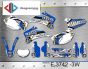 ΣΕΤ ΑΥΤΟΚΟΛΛΗΤΑ ΓΙΑ YAMAHA WRF 250 2007-2014 ΚΙΤ ΓΡΑΦΙΚΩΝ DECALS KIT 