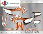 ΣΕΤ ΑΥΤΟΚΟΛΛΗΤΑ ΓΙΑ KTM EXC series 2017 ΚΙΤ ΓΡΑΦΙΚΩΝ DECALS KIT