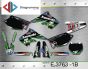 ΣΕΤ ΑΥΤΟΚΟΛΛΗΤΑ ΓΙΑ KAWASAKI KX250F 2004-2005 ΚΙΤ ΓΡΑΦΙΚΩΝ DECALS KIT