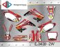 ΣΕΤ ΑΥΤΟΚΟΛΛΗΤΑ ΓΙΑ HONDA CR 125-250 2002-2007 ΚΙΤ ΓΡΑΦΙΚΩΝ DECALS KIT