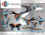 ΣΕΤ ΑΥΤΟΚΟΛΛΗΤΑ ΓΙΑ KTM EXC series 2012-2013 ΚΙΤ ΓΡΑΦΙΚΩΝ DECALS KIT