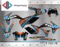 ΣΕΤ ΑΥΤΟΚΟΛΛΗΤΑ ΓΙΑ KTM EXC series 2012-2013 ΚΙΤ ΓΡΑΦΙΚΩΝ DECALS KIT