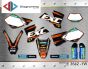 ΣΕΤ ΑΥΤΟΚΟΛΛΗΤΑ ΓΙΑ KTM EXC 450 525 2003 ΚΙΤ ΓΡΑΦΙΚΩΝ DECALS KIT