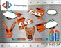 ΣΕΤ ΑΥΤΟΚΟΛΛΗΤΑ ΓΙΑ KTM EXC 450 525 2003 ΚΙΤ ΓΡΑΦΙΚΩΝ DECALS KIT