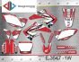 ΣΕΤ ΑΥΤΟΚΟΛΛΗΤΑ ΓΙΑ HONDA CRF450R 2002-2004 ΚΙΤ ΓΡΑΦΙΚΩΝ DECALS KIT