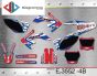 ΣΕΤ ΑΥΤΟΚΟΛΛΗΤΑ ΓΙΑ HONDA CRF 250R 2006-2009 ΚΙΤ ΓΡΑΦΙΚΩΝ DECALS KIT