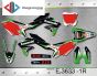 ΣΕΤ ΑΥΤΟΚΟΛΛΗΤΑ ΓΙΑ KAWASAKI KX450F 2016-2018 ΚΙΤ ΓΡΑΦΙΚΩΝ DECALS KIT