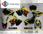 ΣΕΤ ΑΥΤΟΚΟΛΛΗΤΑ ΓΙΑ SUZUKI RM125 RM250 2001-2008 ΚΙΤ ΓΡΑΦΙΚΩΝ DECALS KIT