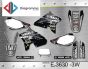 ΣΕΤ ΑΥΤΟΚΟΛΛΗΤΑ ΓΙΑ YAMAHA WR 200 1992-1999 ΚΙΤ ΓΡΑΦΙΚΩΝ DECALS KIT