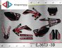 ΣΕΤ ΑΥΤΟΚΟΛΛΗΤΑ ΓΙΑ HONDA CRF 250R 2004-2005 ΚΙΤ ΓΡΑΦΙΚΩΝ DECALS KIT