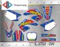 ΣΕΤ ΑΥΤΟΚΟΛΛΗΤΑ ΓΙΑ HONDA CR 125-250 2000-2001 ΚΙΤ ΓΡΑΦΙΚΩΝ DECALS KIT